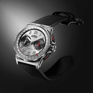 Angelus Chronodate Titanium Magnetic Silver Watch