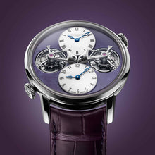 Arnold & Son Double Tourbillon White Gold Charoite Watch