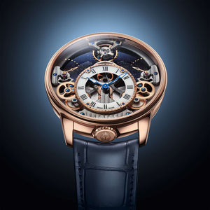Arnold & Son Time Pyramid 42.5 Red Gold Watch