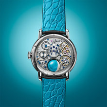 Arnold & Son Astronomy Luna Magna Steel "Turquoise" Watch