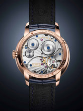 Arnold & Son Perpetual Moon 38 Red Gold Blue Aventurine Watch