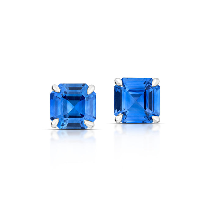 2.10 Carat Sapphire Stud Earrings