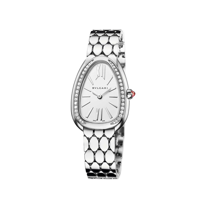 Bulgari Serpenti Seduttori Stainless Steel with Diamonds Watch