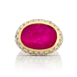 Van Cleef & Arpels Burmese Ruby and Diamond Ring