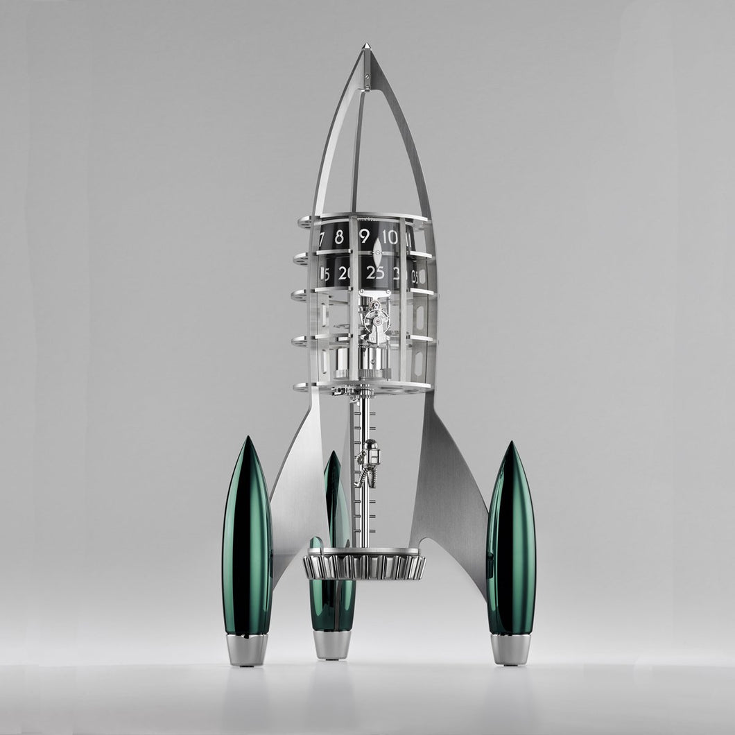 MB&F and L’Epée 1839 Destination Moon Green Clock