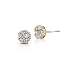 0.25 Carat Diamond Cluster Stud Earrings