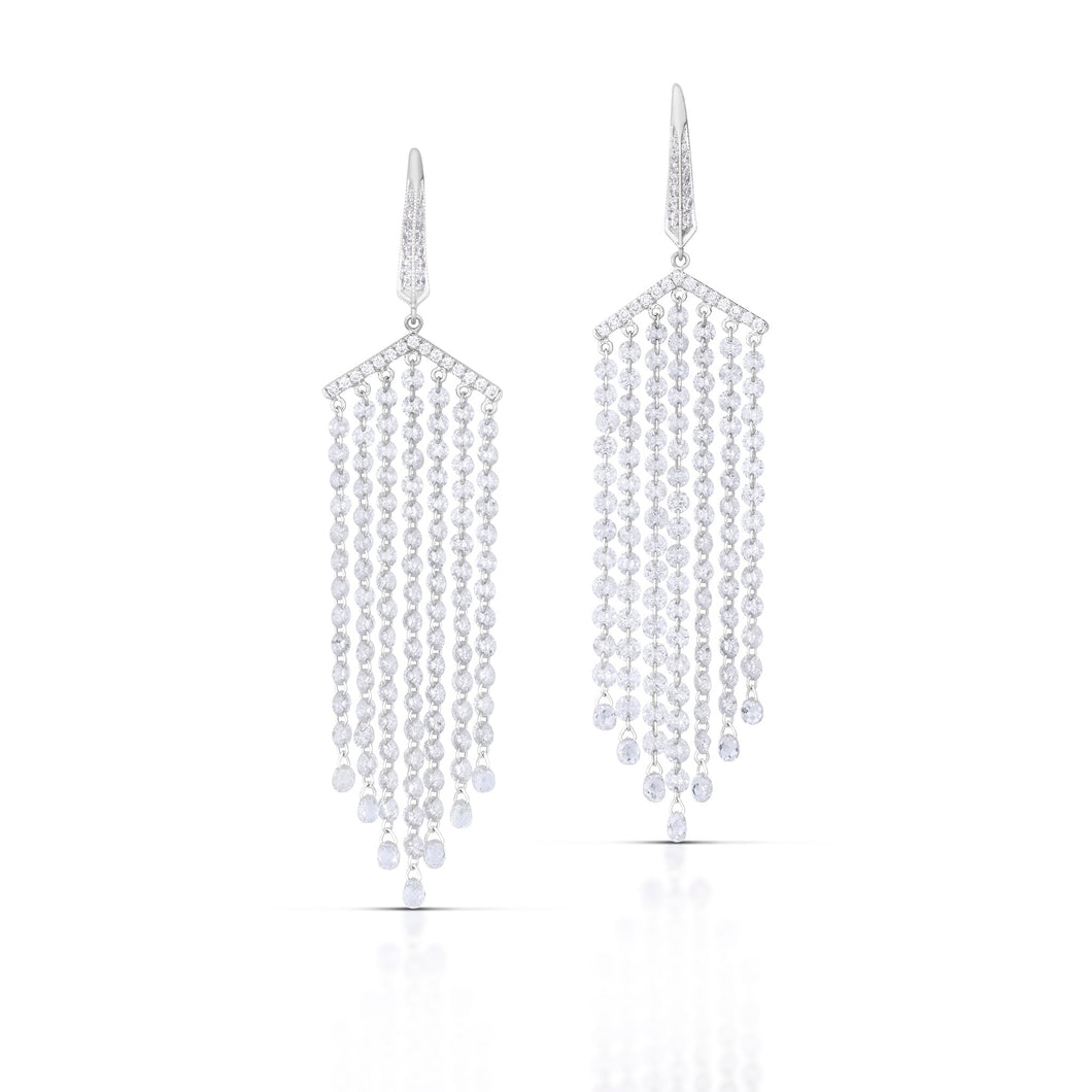 10.41 Carat Diamond Chandelier Earrings