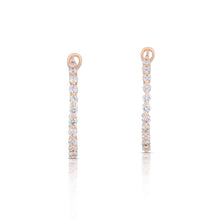 1.74 Carat Diamond Inside Out Hoop Earrings