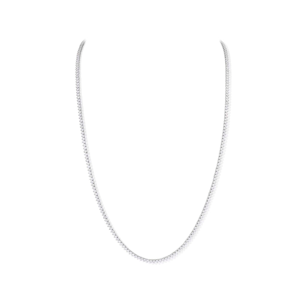 15.90 Carat Diamond Line Necklace