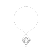 1.60 Carat Edwardian Diamond Lavalier Necklace