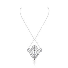 1.60 Carat Edwardian Diamond Lavalier Necklace