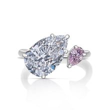 5.02 Carat Pear Shaped Internally Flawless Diamond Ring