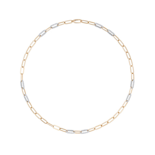 2.75 Carat Diamond Paperclip Necklace