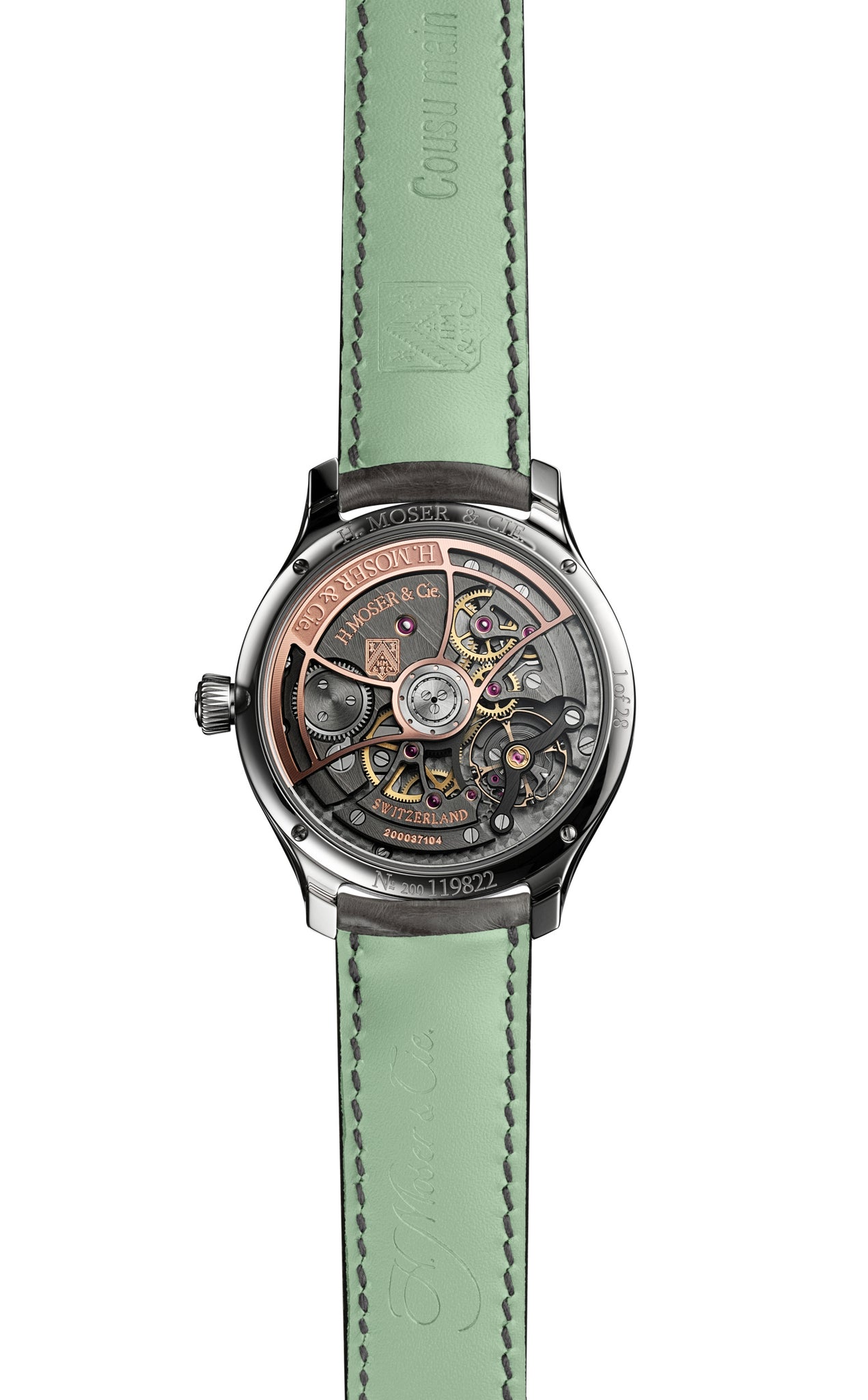 H. Moser & Cie Endeavour Small Seconds Concept Pop Pink Opal  display picture 3