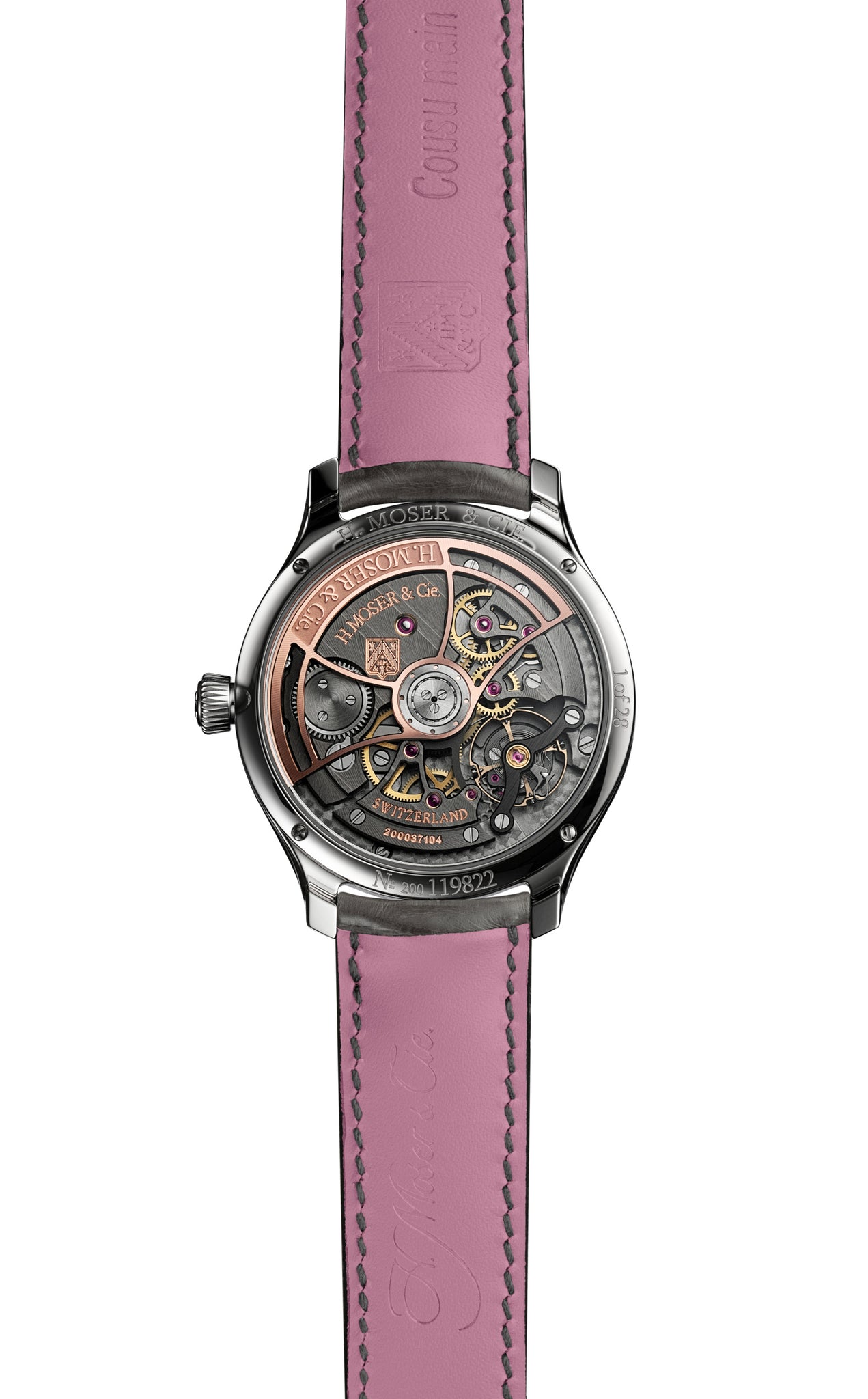 ローズANDストーン 時計 H. Moser & Cie Endeavour Small Seconds Concept Pop Jade Watch