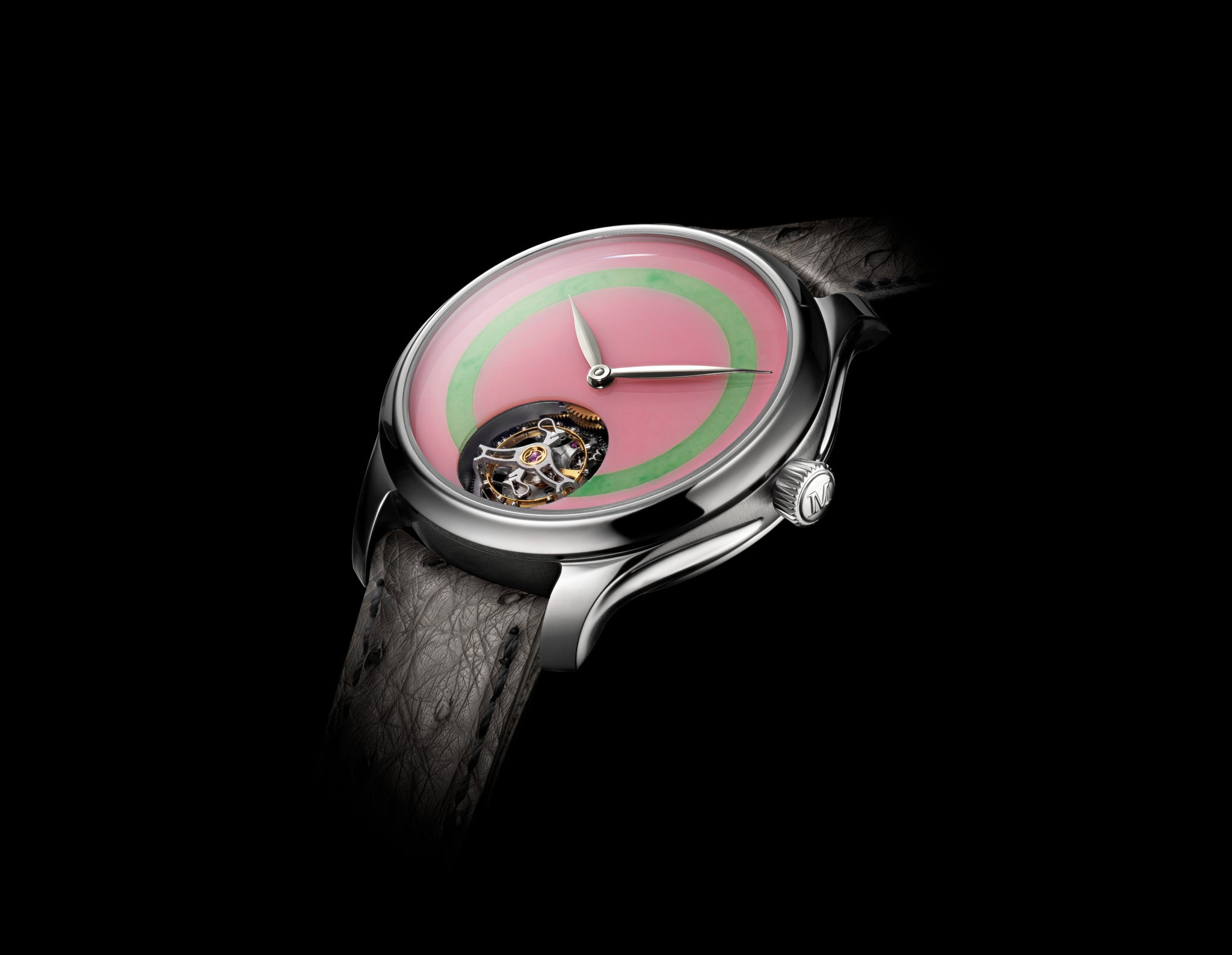 H. Moser & Cie Endeavour Tourbillon Concept Pop Pink Opal Watch