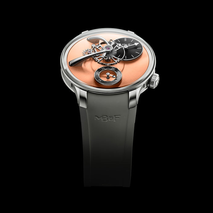 MB&F Legacy Machine 101 EVO Ti Salmon Watch