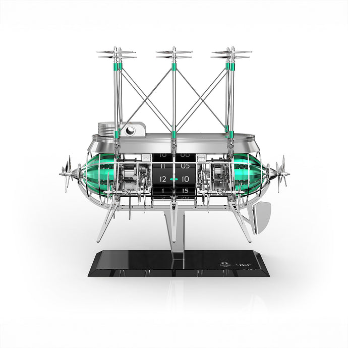 MB&F and L’Epée 1839 Albatross Green Clock