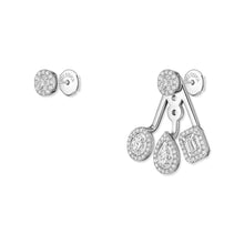 Messika My Twin Trio Diamond Earrings
