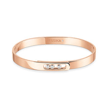 Messika Move Noa Diamond Bangle Bracelet in Pink Gold