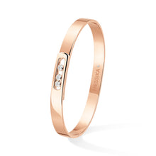 Messika Move Noa Diamond Bangle Bracelet in Pink Gold