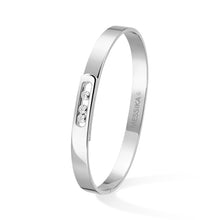 Messika Move Noa Diamond Bangle Bracelet in Pink Gold