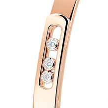 Messika Move Noa Diamond Bangle Bracelet in Pink Gold