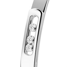 Messika Move Noa Diamond Bangle Bracelet in Pink Gold