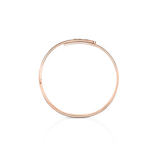 Messika Move Noa Diamond Bangle Bracelet in Pink Gold