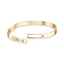 Messika Move Noa Diamond Bangle Bracelet in Pink Gold