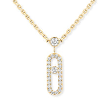 Messika Move Uno 2 Row Pavé Diamond Necklace
