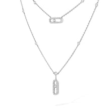 Messika Move Uno 2 Row Pavé Diamond Necklace