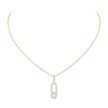 Messika Move Uno Pavé LM Diamond Necklace