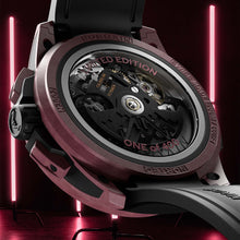 Noqain Wild ONE Skeleton Chrono Burgundy Limited Edition Watch