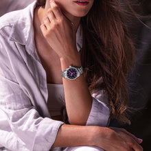Norqain Adventure 37mm Purple Gradient Diamond Bezel Watch