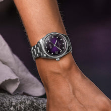 Norqain Adventure 37mm Purple Gradient Diamond Bezel Watch