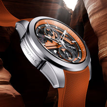 Norqain Independence Skeleton Chrono 42mm Orange Watch