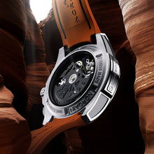 Norqain Independence Skeleton Chrono 42mm Orange Watch