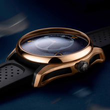 H. Moser and Cie. Pioneer Flying Hours Aventurine Watch