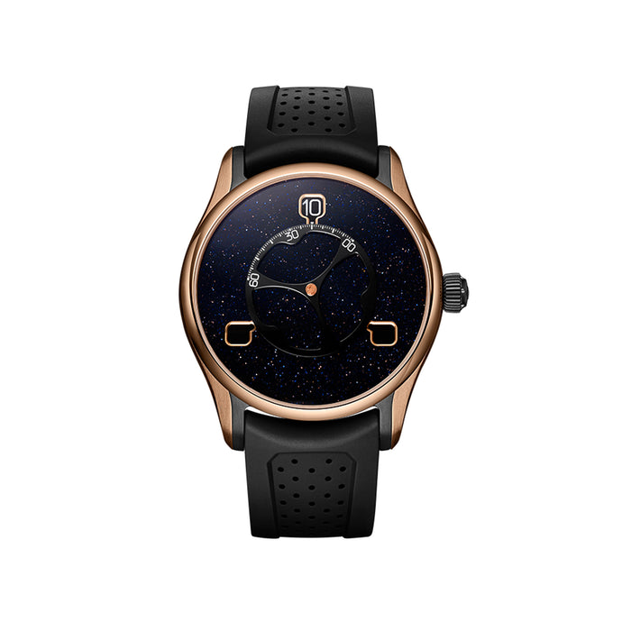 H. Moser and Cie. Pioneer Flying Hours Aventurine Watch