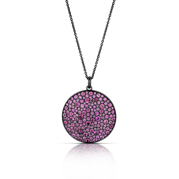 8.75 Carat Purple Garnet Necklace