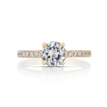 0.97 Carat Round Brilliant Cut Diamond Engagement Ring