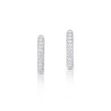 0.54 Carat Sapphire and Diamond Reversible Huggie Earrings