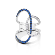 0.49 Carat Sapphire and Diamond Fashion Ring