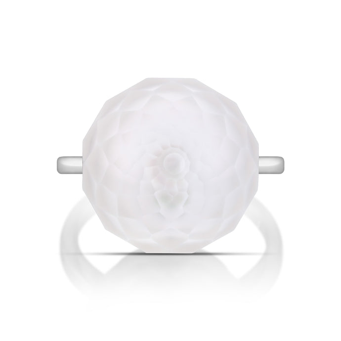 Faceted South Sea Pearl Ring