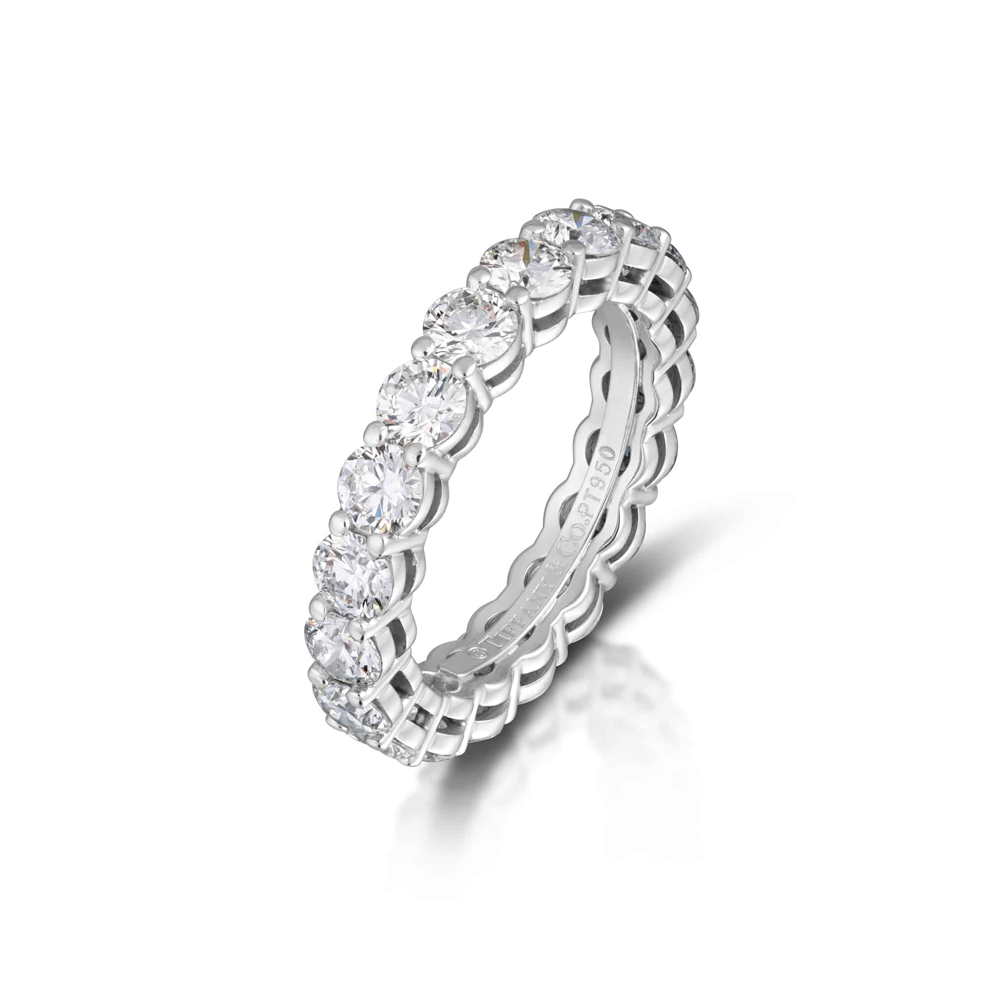 Wedding Tiffanys Eternity Band Carat Tiffany Embrace Diamond