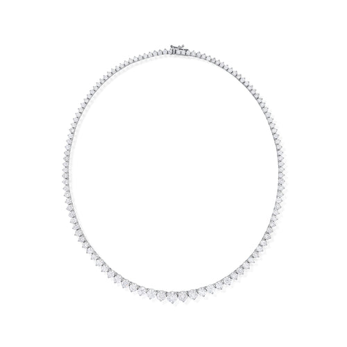21.28 Carat Diamond Rivière Necklace