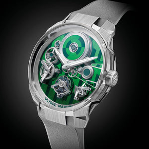 Ulysse Nardin Blast Freewheel Marquetry Silicon Green Watch