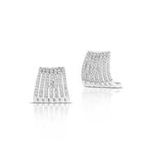 0.68 Carat Diamond Fan Earrings