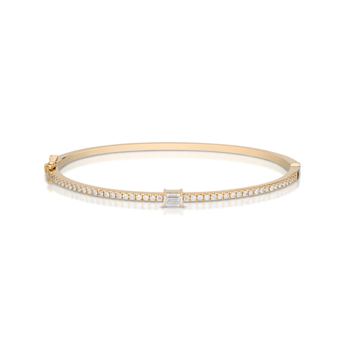 0.80 Carat Diamond Bangle Bracelet
